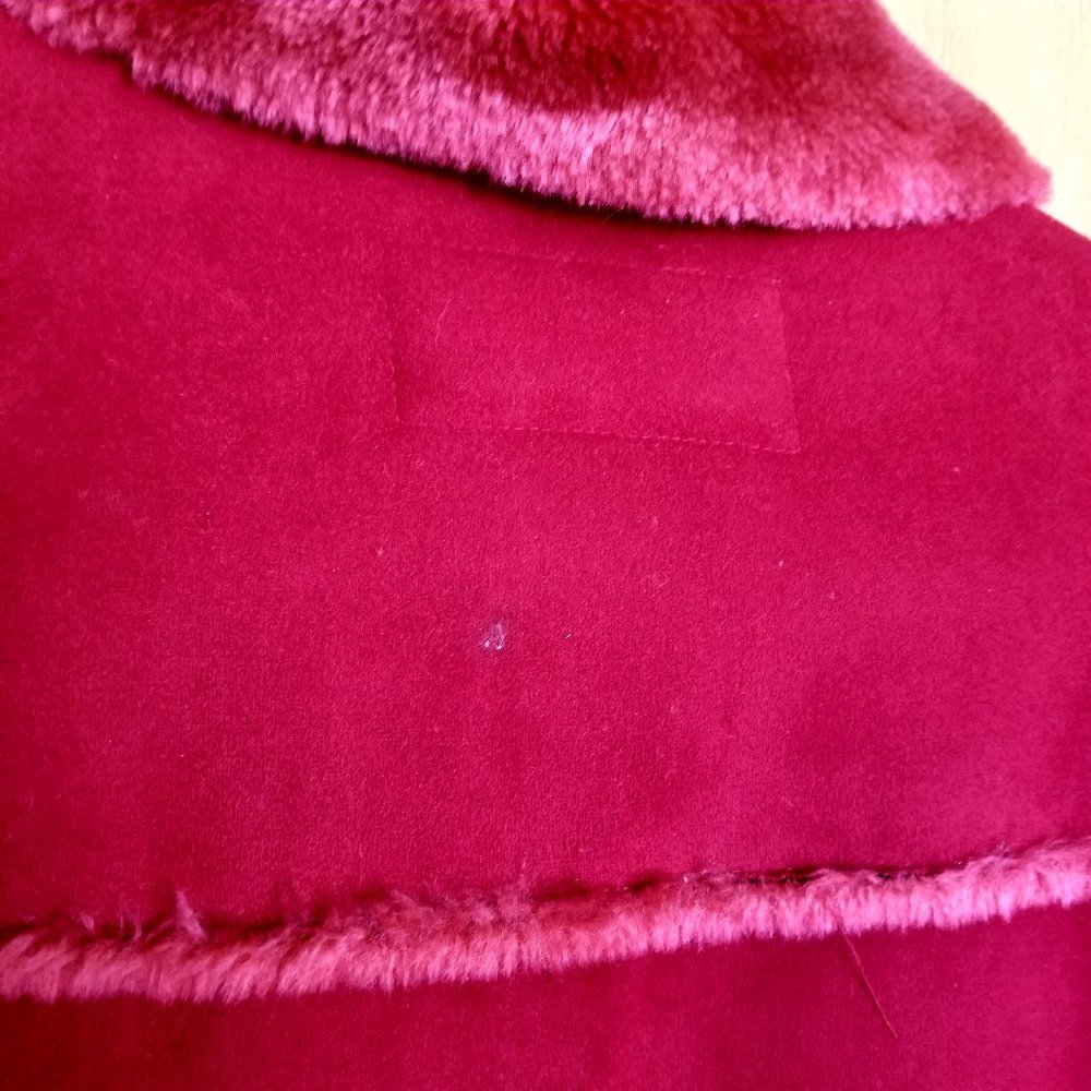 Sherpa Warm Suede Coat Size M - Picture 12 of 13